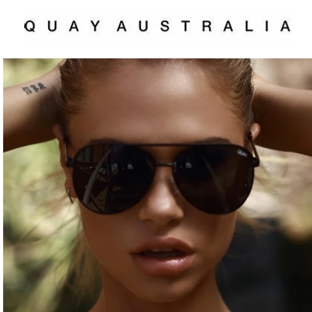 Quay sunglasses Vivienne Aviator Sunglasses